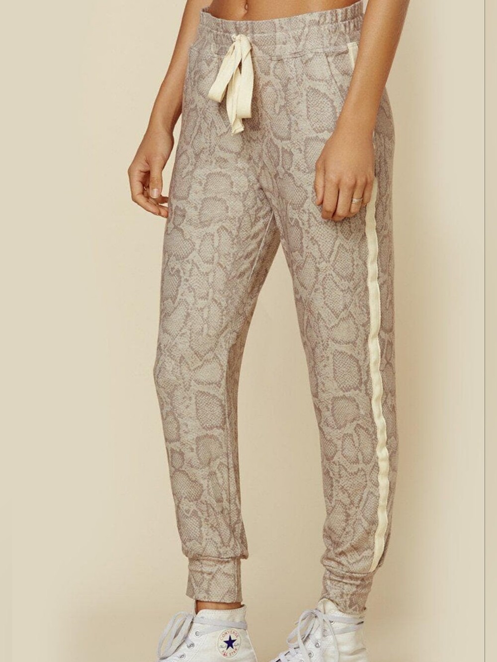 Sundry Snake Print Joggers